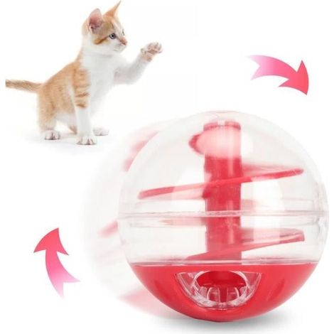 Distributeur de friandises Fydun pour chats et chiens - Balle à friandises - Jouet pour animaux (1/4)