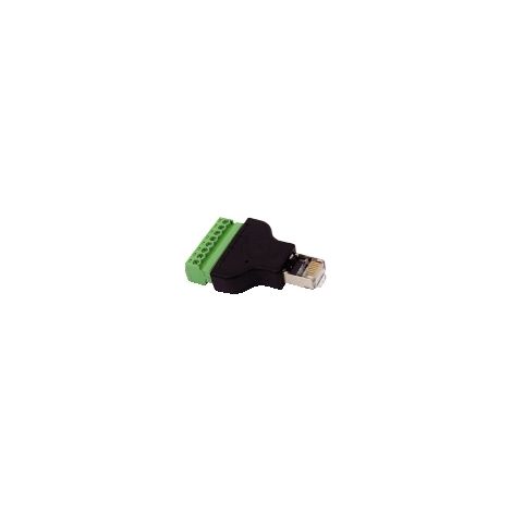 Adattatore da spina 8P8C RJ45 a morsetti a vite (1/2)