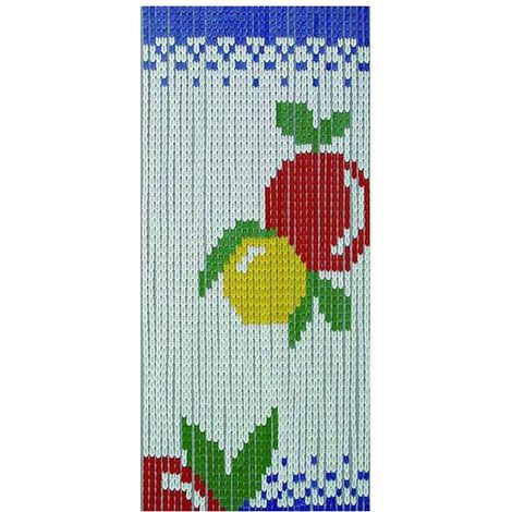 Rideau à Carreaux "Frutta" - 36 bandes pour 63 carreaux - cm.100x230h.