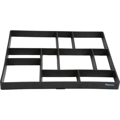 Jardin bricolage chemin en plastique fabricant moule route pavage ciment moule brique pierre
