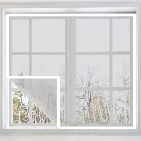 Moustiquaire À Découper Soi-Même - Bande Velcro - 130 cm x 150 cm - Blanc - 1 Pièce
