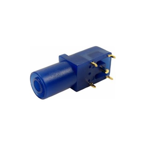 Fiche banane femelle 4 mm RS PRO Bleu Femelle 24A 1000V ( Prix pour 1 )