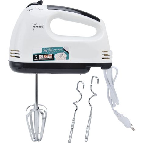 Batteur à œufs électrique 7 vitesses, mixeur main léger pour cuisine, prise UE 220V (1/5)