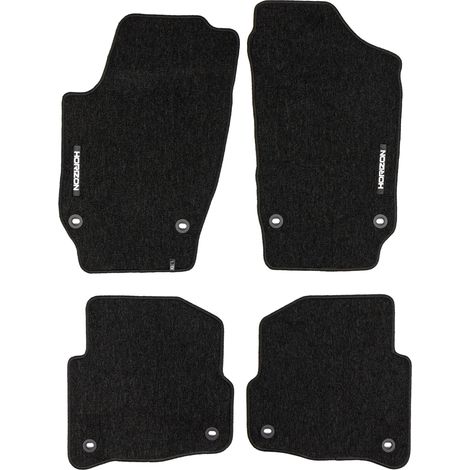 Tapis de Sol de Voiture pour VW Polo IV 2003-2009 FL Velours Imperméable 4Pcs (1/5)