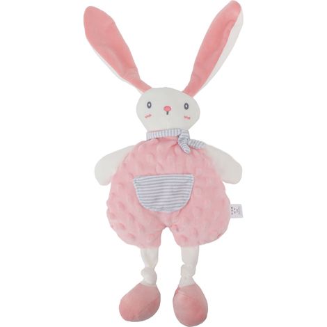 Couverture de sécurité pour bébé, adorable lapin en peluche, jouet apaisant pour bébés et enfants, garçons et filles (1/5)