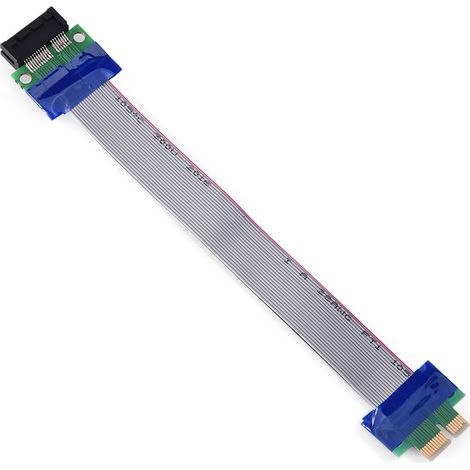 Câble d'extension PCI-E 1X pour carte graphique VGA, connecteur mâle-femelle professionnel (1/5)