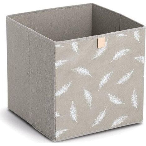 Zeller NATURE BOX boîte de rangement neutre 32x32x32 cm