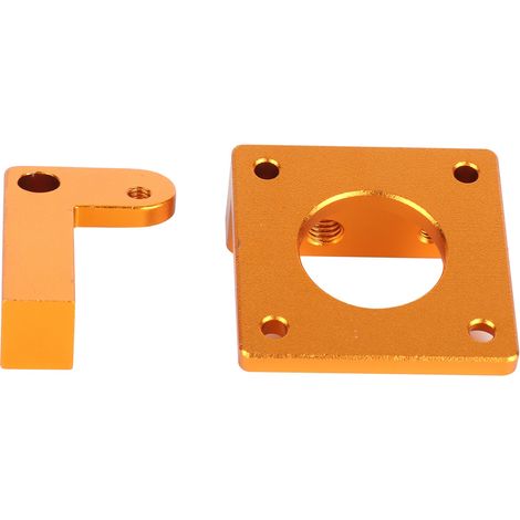 Support d'extrudeuse en aluminium, bloc de montage pour imprimantes 3D, accessoires de bricolage, traitement par oxydation et sablage.