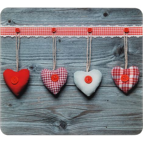 Wenko – Crédence en verre trempé 56 x 50 cm – Résistante aux chocs et rayures – Compatible plaques vitrocéramiques et induction – 4 pieds antidérapants (1/7)