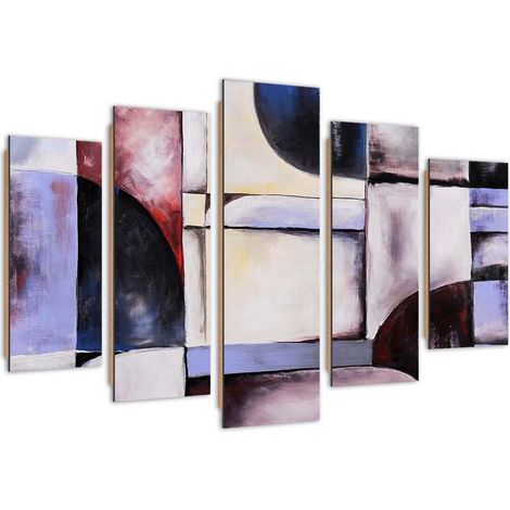 Quadro deco panel 5 parti, La calma del colore - 200x100 (1/5)