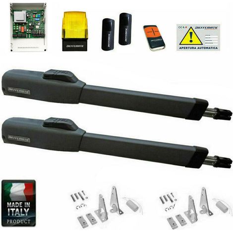 Kit Motore Apricancello Cancello Due Ante Battenti Motorizzazione Automatico 230