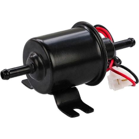 Pompe de transfert d'essence électrique universelle HEP-02A 12V en métal massif de haute qualité (1/5)