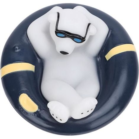 Thermomètre flottant dessin animé ours style mètre de température de l'eau pour piscines-CET (1/4)