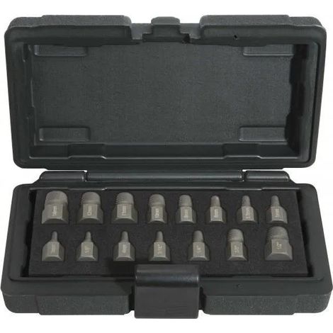 KS Tools Estrattore a spirale per viti e bulloni, 15 pezzi