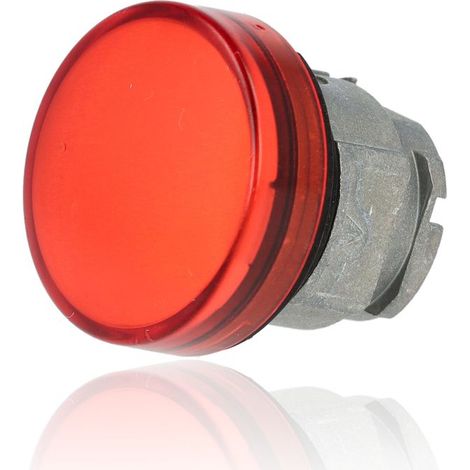 SCHNEIDER ZB4BV043 - Testa Lampada Spia Harmony XB4 Rossa Gemma Liscia 22mm (1/6)