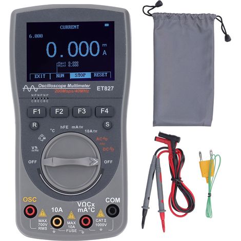 Oscilloscope Multimètre 40MHz Échantillonnage 200Msps Mode Automatique Forme d'Onde Testeur Portable (1/5)