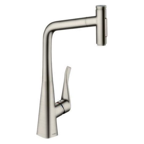 Spültischmischer 320 Select 2jet sBox Ausziehbrause M7117H320 edelstahl-optik