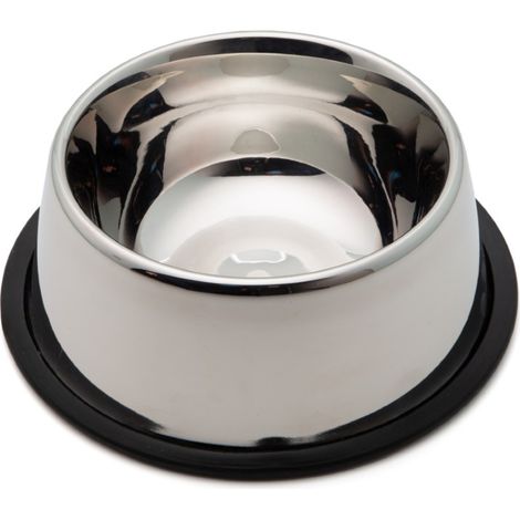 Leopet Dog Ciotola Antiscivolo Inox (1000 ml) - Confezione 1 Pezzo - Accessori
