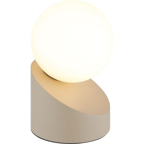 Lampada da tavolo a LED, lampada da salotto, funzione touch, sabbia, metallo, H 16 cm (1/5)