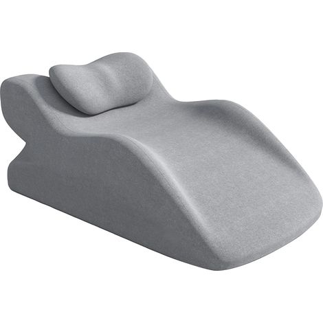 Cojín de esquina, espuma viscoelástica, ángulos ajustables, gris (pfe) (1/2)