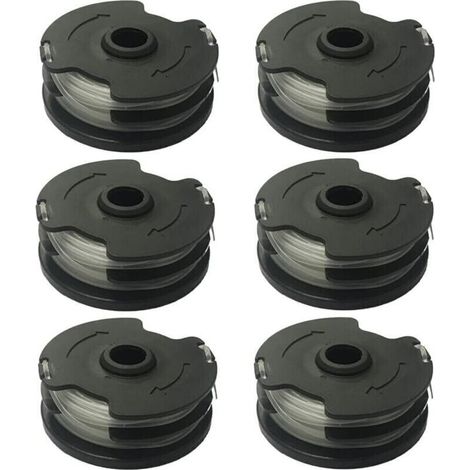 Bobine de fil pour Parkside PRTA 20-Li A1 / B2 / C3 Bobines de Fil de Rechange pour débroussailleuse sans fil LIDL Parkside PRTA 20-Li A1 / B2 / C3, PRT 300 A1, PRT 550 A1 / A3 (6pcs) (1/4)