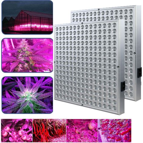 Randaco 2x 45W LED Pflanzenlampe, Led Grow Lampe Full Spectrum Wachsen Licht Wachstumslampe Pflanzenlicht für Zimmerpflanzen Gemüse Blumen