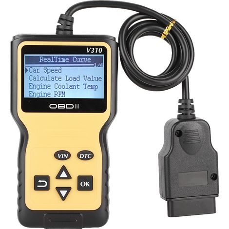 Mini lecteur OBD2 scanner auto diagnostic moteur outil vérification panne voiture (1/5)