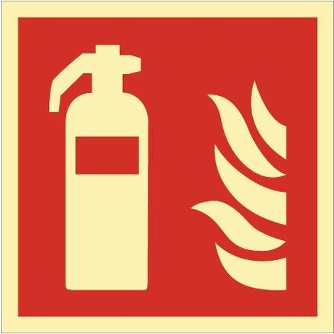Brandschutzzeichen DIN EN ISO 7010 L148xB148 mm - 4011FHL148
