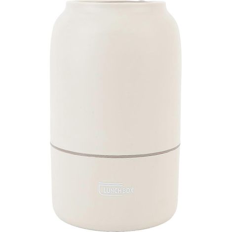 Runde, isolierte Lunchbox aus Edelstahl 304, tragbarer Thermobehälter für Speisen