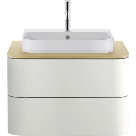 Duravit Happy D.2 Plus Aufsatzbecken, 1 Hahnloch, 500x400 mm, (1/5)