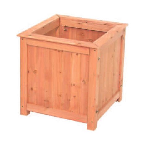 FIORIERA IN LEGNO QUADRATA cm.40x40x40h. VETTE