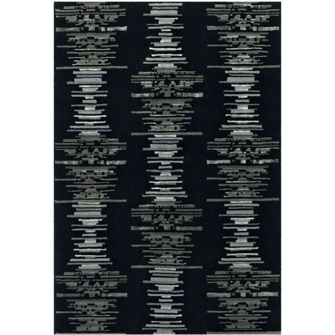 Tapis satin 8060 anthracite - 120 x 180 cm (1/4)