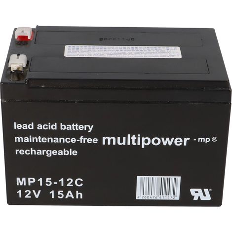 3x 12V 15Ah AKKU BATTERIE 36V Anaconda Miniquad ATV Kinderquad (1/5)