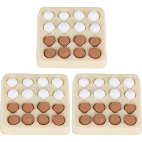 Œuf miniature réaliste 1:12 pour maison de poupée, décoration de cuisine jouet (1/5)
