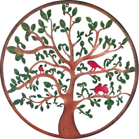 Décoration murale arbre 78x78cm (1/2)