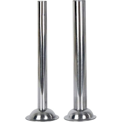 Lot de 2 entonnoirs de remplissage de saucisses, acier inoxydable, remplisseur de saucisses, broyeur en acier inoxydable, tubes de remplissage avec Ø 57 mm, longueurs de tube de remplissage : 158 mm, (1/5)
