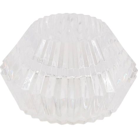 Bougie LED Diamant "Crysta" 6cm Blanc (1/5)