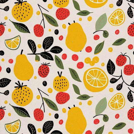 Tela decorativa para exteriores Oxford - Motivo frutal  DX6579 (1/5)