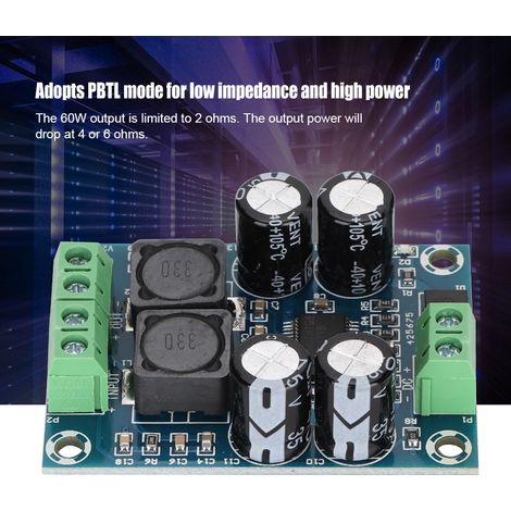 Amplificateur Audio Numérique TPA3118 60W Mono - Module Ampli Compact Haute Puissance