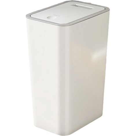 papelera con tapa, apertura rápida, material resistente, para baño, cocina, oficina. (1/5)
