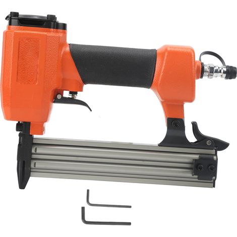 Pistolet à clous pneumatique en acier allié, cloueuse droite manuelle F30 pour menuiserie et clouage du bois
