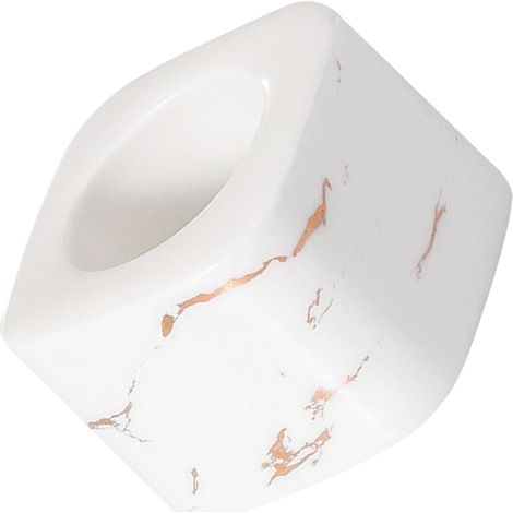 Electric Toothbrush Holder Ceramic Marbled Base Bathroom