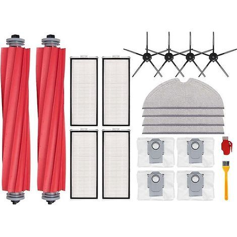 Pour Xiaomi Roborock Q7 Max, filtre, brosse latérale principale, chiffon de nettoyage et sac à poussière (1/5)