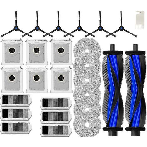 Zubehör für den Ecovacs Deebot Mini Saugroboter: Hauptseitenbürsten, HEPA-Filter, Staubbeutel, Reinigungstuch, Ersatzteile. (1/5)