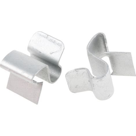 Clip pour rebord de poutre, RS PRO, Acier, Epaisseur de la bride 4 7 mm, Plage de diamètre de câble 6mm à 7mm ( Prix pour Paquet de 25 )