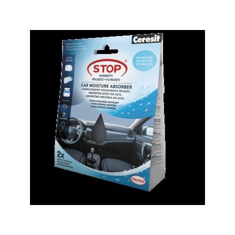 Absorbeur d'humidité pour voiture Selgros111 - Sachets neutres, 2 x 50 g