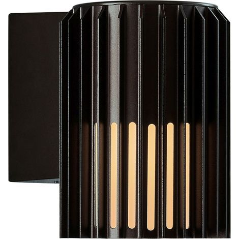 Applique murale luminaire ALUDRA Aluminium Seaside noir H. 16,8 IP54 Nordlux-Extérieur (1/4)