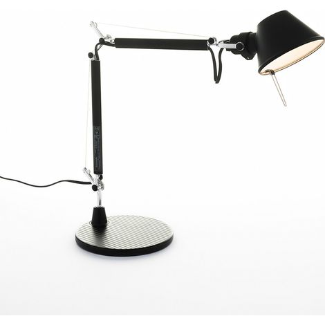 Corpo CON BASE lampada da tavolo Tolomeo Micro 5W Nero Artemide A011830 (1/3)