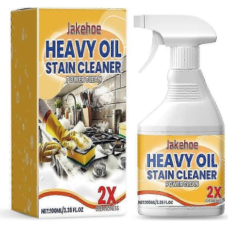 Spray nettoyant pour huiles tenaces, 1 flacon, dégraissant pour hottes, plaques de cuisson et ustensiles de cuisine, 100 ml (1/4)
