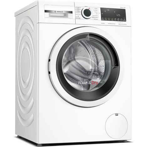 Bosch SERIE 4 WNA144V0IT Lavasecadora Blanca 9kg Lavado